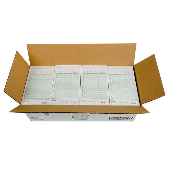 National Checking 2 Part Green Tint Carbonless 13 Line Guest Check 50 Checks, PK40 G4797